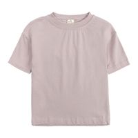 Casual Solid Color Cotton T-shirts & Shirts main image 4