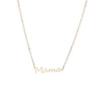 Wholesale Jewelry Casual Simple Style Letter Alloy Necklace main image 5