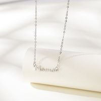 Wholesale Jewelry Casual Simple Style Letter Alloy Necklace main image 6