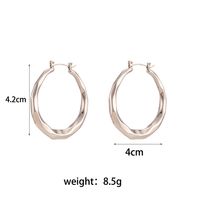 1 Pair Simple Style Round Solid Color Stainless Steel Earrings sku image 8