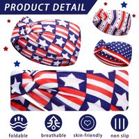 Streetwear Plaid Bow Knot Cloth Printing Hair Band main image 5