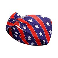 Streetwear Plaid Bow Knot Cloth Printing Hair Band sku image 10