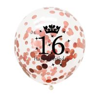 Birthday Number Emulsion Party Balloons sku image 5