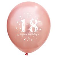 Birthday Number Emulsion Party Balloons sku image 2