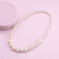 Princess Romantic Solid Color Plastic Wholesale Necklace sku image 1