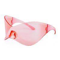 Fashion Pc Special-shaped Mirror Frameless Sports Sunglasses sku image 9