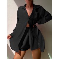 Women's Casual Solid Color Patchwork Cover Ups main image 3