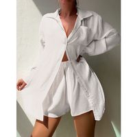 Women's Casual Solid Color Patchwork Cover Ups main image 4