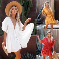 Women's Sexy Solid Color Backless Cover Ups main image 1