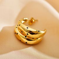 1 Paar Retro Geometrisch Kupfer Überzug Inlay Künstliche Perlen Ohrringe main image 9