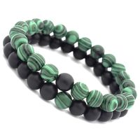 Retro Round Stone Men's Bracelets main image 4