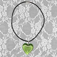 Casual Lady Heart Shape Glass Glass Women's Pendant Necklace main image 1