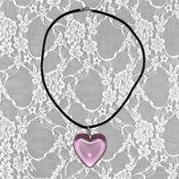 Casual Lady Heart Shape Glass Glass Women's Pendant Necklace main image 4