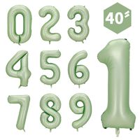 Birthday Number Aluminum Film Party Balloons sku image 94