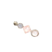 Simple Style Square Arylic Inlay Artificial Gemstones Hair Clip main image 3