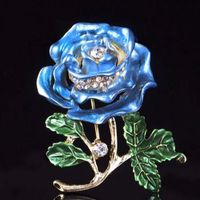 Elegant Simple Style Flower Alloy Diamond Unisex Corsage sku image 3
