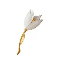 Elegant Simple Style Flower Alloy Diamond Unisex Corsage sku image 4