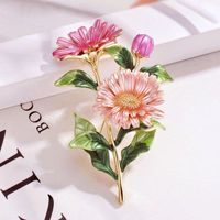 Elegant Simple Style Flower Alloy Diamond Unisex Corsage main image 2