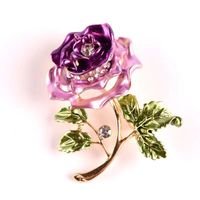 Elegant Simple Style Flower Alloy Diamond Unisex Corsage main image 1