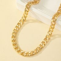 Wholesale Jewelry Hip-hop Retro Simple Style Solid Color Alloy Necklace main image 1