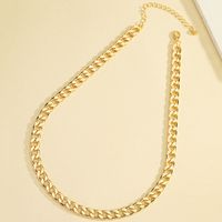 Wholesale Jewelry Hip-hop Retro Simple Style Solid Color Alloy Necklace main image 6