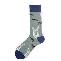 Men's Cartoon Style Animal Cotton Ankle Socks A Pair sku image 11