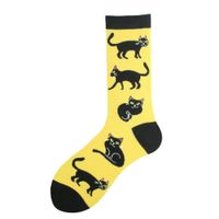 Men's Cartoon Style Animal Cotton Ankle Socks A Pair sku image 14