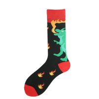 Men's Cartoon Style Animal Cotton Ankle Socks A Pair sku image 3