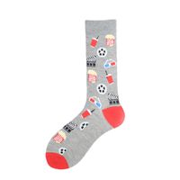 Men's Cartoon Style Animal Cotton Ankle Socks A Pair sku image 4