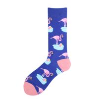 Men's Cartoon Style Animal Cotton Ankle Socks A Pair sku image 13