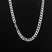 Hip-hop Solid Color Stainless Steel Chain Men's Necklace main image 2