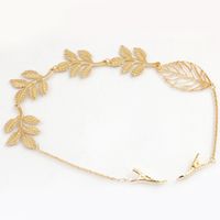 Fairy Style Leaves Butterfly Alloy Plating Hair Band main image 2