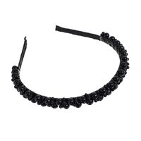 Simple Style Solid Color Imitation Pearl Beaded Hair Band main image 2