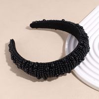 Lässig Einfarbig Imitationsperle Perlen Haarband sku image 4
