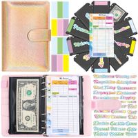 Colorful Macaron A6 Loose-leaf Notebook Budget Financial Planning Account Book sku image 5