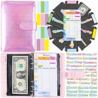 Colorful Macaron A6 Loose-leaf Notebook Budget Financial Planning Account Book sku image 2