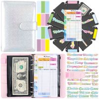 Colorful Macaron A6 Loose-leaf Notebook Budget Financial Planning Account Book sku image 1