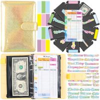 Colorful Macaron A6 Loose-leaf Notebook Budget Financial Planning Account Book sku image 6