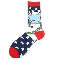 Unisex Cartoon Style Geometric Animal Cotton Ankle Socks A Pair sku image 1