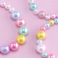 Süß Süss Runden Mehrfarbig Perlen Kunststoff Großhandel Armbänder main image 4