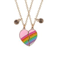 Wholesale Jewelry Casual Heart Shape Alloy Pendant Necklace sku image 6