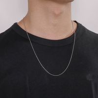 Einfacher Stil Einfarbig Rostfreier Stahl Halskette main image 8