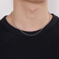 Einfacher Stil Einfarbig Rostfreier Stahl Halskette main image 10