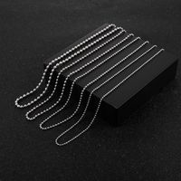 Simple Style Solid Color Stainless Steel Necklace main image 5