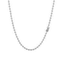 Simple Style Solid Color Stainless Steel Necklace sku image 1