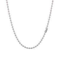 Simple Style Solid Color Stainless Steel Necklace sku image 2