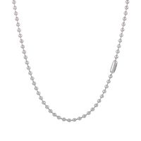 Simple Style Solid Color Stainless Steel Necklace sku image 3