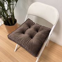 Fashion Solid Color Polyester Seat Cushion sku image 2