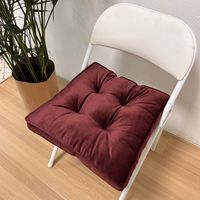 Fashion Solid Color Polyester Seat Cushion sku image 3