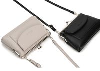 Women's Small Pu Leather Solid Color Basic Square Flip Cover Crossbody Bag main image 2